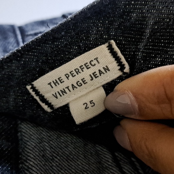 Madewell Women's Perfect Vintage Distresse Jean in Lunar Wash Size 25 - Picture 12 of 13